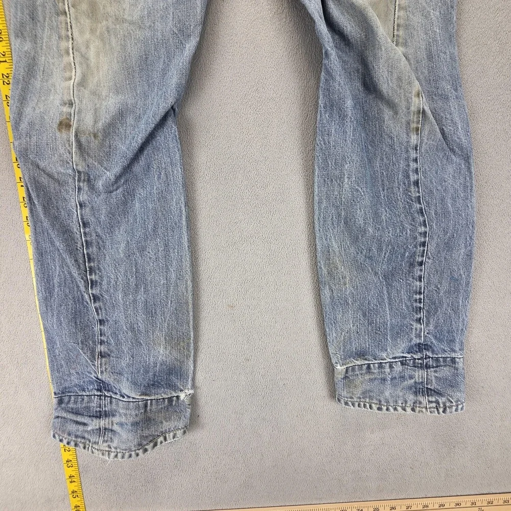 Vintage Levis Engineered Jeans Mens 30x32 Blue Twisted Button Fly Medium Wash